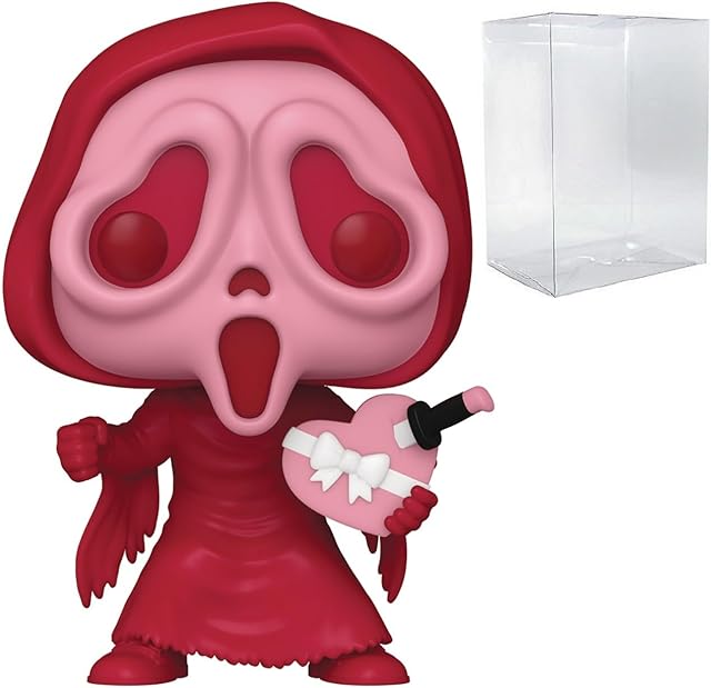 The POP Movies: Valentines - Ghostface Funko Vinyl Figure (Bundled with Compatible Box Protector Case) Multicolor 3.75 inches