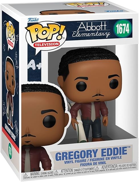 The Funko Pop TV: Abbott Elementary - Gregory Eddie - Collectable Vinyl Figure - Gift Idea - Official Merchandise - Toys for Kids & Adults - Comedy Fans - Model Figure for Collectors