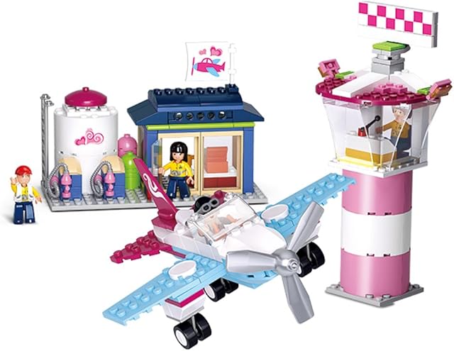 The Sluban Pink Dream Series Blocks Plane Bricks Toy – Fantasy Aviation