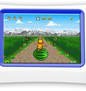 The Retro Handheld Game Console for Kids 4-12 with Build in 218 Puzzle Leisure Video Games Rechargeable 3.0'' Screen Electronics Gaming Player Toys Birthday Gift for Boys Girls (Blue)
