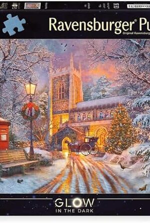 The Ravensburger Magical Christmas - 500 Piece Jigsaw Puzzle | Festive & Illuminated Winter Scene | Premium Quality