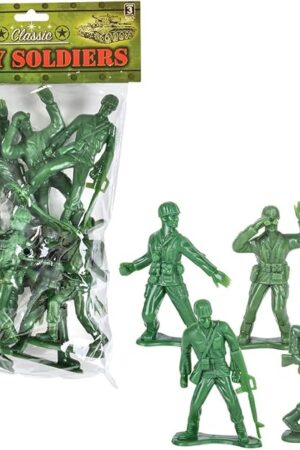 The Rhode Island Novelty 4 Inch Army Men Set 8 Assorted Figures