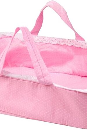 The Reborn Baby Doll Cradle for 16-22 inch Reborn Dolls Carry Basket Newborn Baby Doll Bassinet