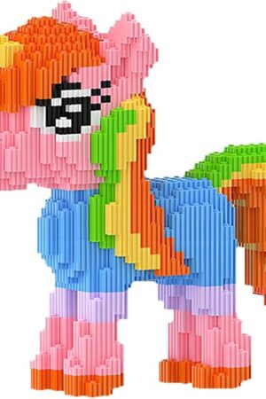 The Pink Unicom Building Blocks，Kids Building Toys Set (3500 PCS) Gifts for Adults and Kids