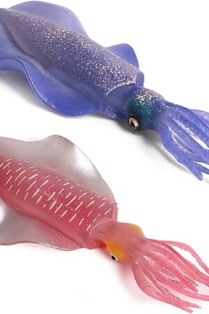 The Realistic Reef Squid Model Toys, Simulated Sea Life Animals Figurine Collection Sea Creature Science Educational Props