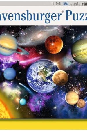 The Ravensburger Solar System - Engaging 300 Piece Jigsaw Puzzle for Kids | Unique Piece Design | Fine Linen-Textured Paper | Anti-Glare Surface | Enhances Concentration & Creativity