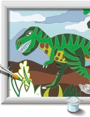 The Ravensburger CreArt Roaming Dinosaur Paint by Numbers Kit for Kids - 23561 - Painting Arts and Crafts for Ages 9 and Up