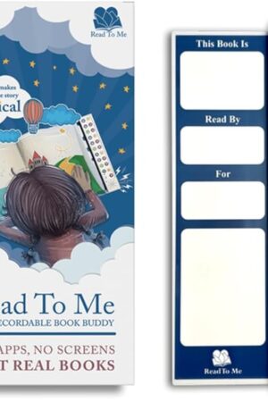 The Read to Me Recordable Book Buddy – Personalized Audio Storytelling Device for Kids No Apps or Screens Ideal for Grandparents, Military Families, and Long-Distance Loved Ones