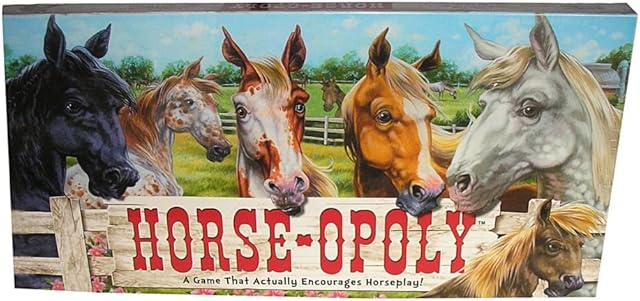 The Late for the Sky Horse-Opoly Board Game by Late For The Sky