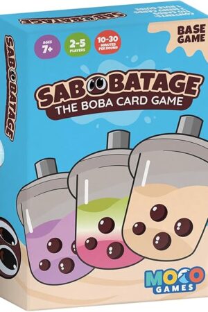 The Sabobatage: The Boba Card Game | Easy Family-Friendly Party Game | Card Games for Adults, Teens & Kids | 2-5 Players (Base Game 3rd Edition)