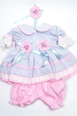 The Reborn Baby Doll Clothes 22 inches Girl Newborn 20-23" Lifelike Reborn Dolls Matching Clothing Accessories Outfit 3 pcs Set