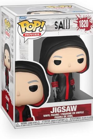 The Pop Movies: Saw - Jigsaw Vinyl Figure Bundled with Box Protector Compatible for Funko