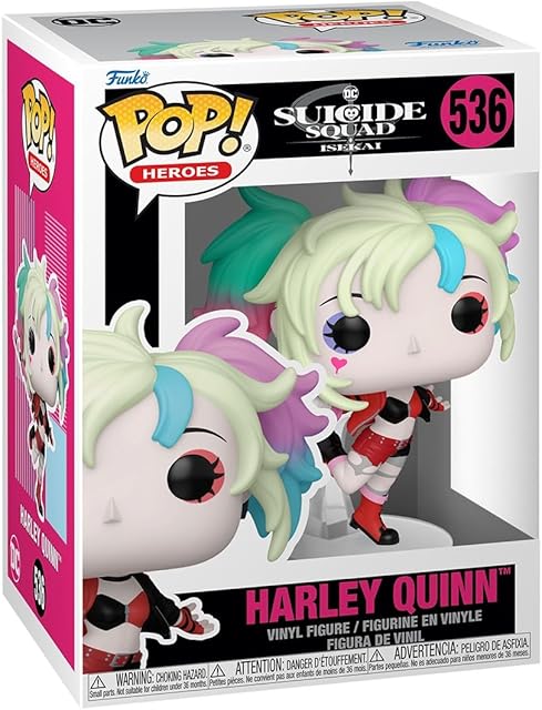 The Funko Pop Animation: DC Suicide Squad Isakai - Harley Quinn - Suicide Squad Isekai - Collectable Vinyl Figure - Gift Idea - Official Merchandise - Toys for Kids & Adults - Cartoon/Animation Fans