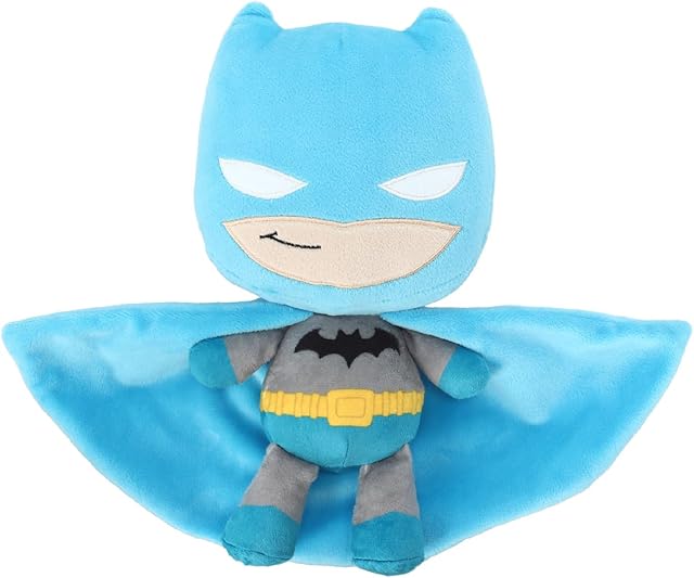 The KIDS PREFERRED DC Comics The Batman Soft Huggable Stuffed Animal Cute Plush Toy for Toddler Boys and Girls, Gift for Kids, Dark Knight 10 inches