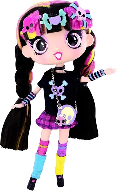 The Luna Decora Fashion Girlz 11" Doll Stickers & Endless Style Fun for Creative Play