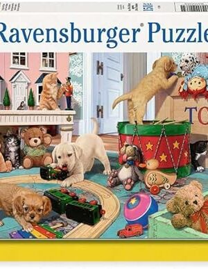 The Ravensburger Little Paws Playtime 150 XXL Piece Jigsaw Puzzle for Kids - 12000865 - Puzzle for Kids - Every Piece is Unique, Pieces Fit Together Perfectly