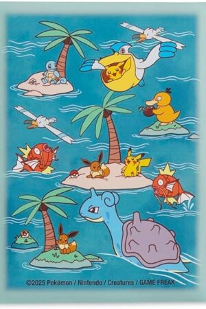 The Pokémon Center: Pokémon TCG: Sunny Sea Card Sleeves (65 Sleeves)