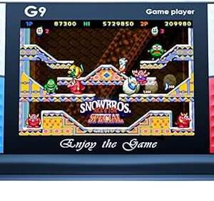 The Retro Mini Video Games Portable Handheld Games，Handheld Game Console with Classical FC Games 3.0" Color Screen，Birthday for Boys Girls and Adults (Red&Blue)