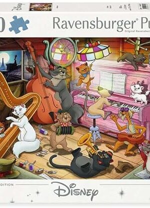The Ravensburger Disney Collector's Edition: The Aristocats 1000 Piece Jigsaw Puzzle for Adults - 12000753 - Handcrafted Tooling, Made in Germany, Every Piece Fits Together Perfectly