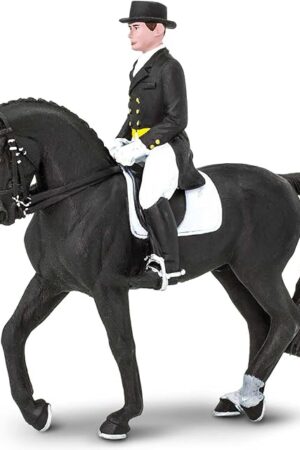 The Safari Ltd. James on Dancing Bells Toy Set - Realistic Horse and Rider Model - Educational Toy for Boys, Girls, and Kids Ages 3+