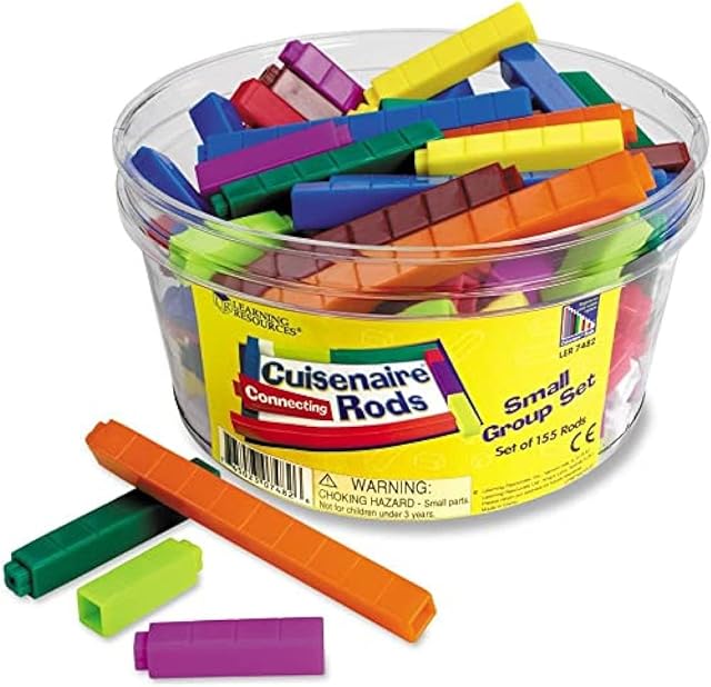 The Learning Resources Connecting Cuisenaire Rods Small Group Set, LER7482