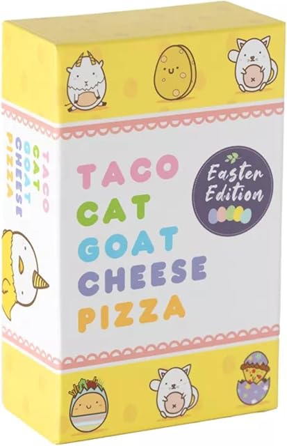 The Taco Cat Goat Cheese Pizza - Easter Edition! Fun Seasonal Version of Our hit Game! Ages 8+, 10-15 Minutes to Play, 2-8 Players