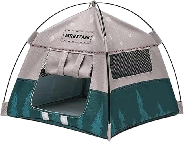 The 1:12 Scale Miniature Camping Tent, 7.2 Inch Realistic Doll House Tent, Handmade Mini Tent for Diorama Displays, Photography Props, Christmas Birthday Gift Decor