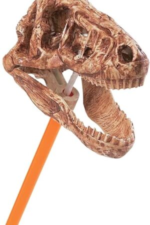 The Safari Ltd. T-Rex Skull Snapper - Hand-Operated 18" Dinosaur-Themed ABS Plastic Toy - Engaging Educational Toy for Children Age 3+