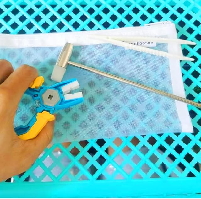 The Separator Tools Compatible with Lego Blocks and Technic, Building Block Tool Kit, Including 1 Multi use Hammer,1 Blocks Pliers, 1 Clip and 2 Brick Separator