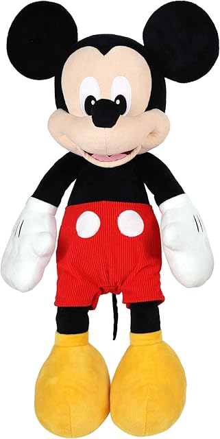The Disney Junior Mickey Mouse Jumbo 25-inch Plush Mickey Mouse, Stuffed Animals, Pretend Play, Kids Toys for Ages 2 Up by Just Play