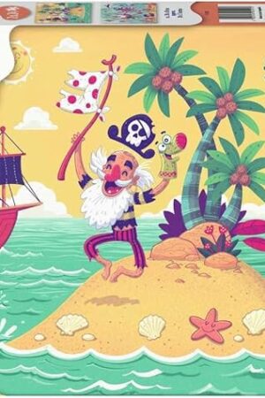 The Ravensburger Puzzle & Play: Pirate Adventure 2 x 24 Piece Jigsaw Puzzle Set for Kids - 05591 - Every Piece is Unique, Pieces Fit Together Perfectly