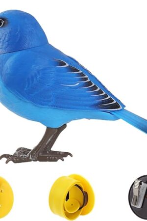 The Robot Bird Electric Singing and Chirping Bird Toy Creative and Interesting Simulated Bird with Motion and Sound Battery Operated Realistic Singing Chirping Birds for Home Decoration