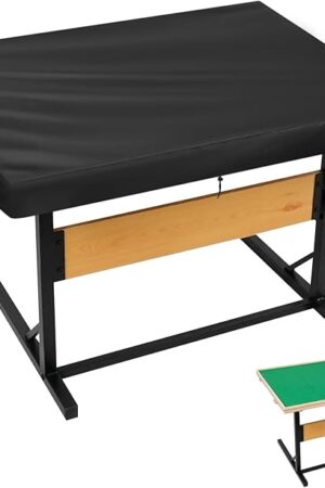 The Puzzle Board Cover,Waterproof Cover for 1500 Pieces Jigsaw Puzzles Board with Drawers,Dustproof Puzzle Tables for Adults with Drawers Covers (Black,36''L x 27''W)