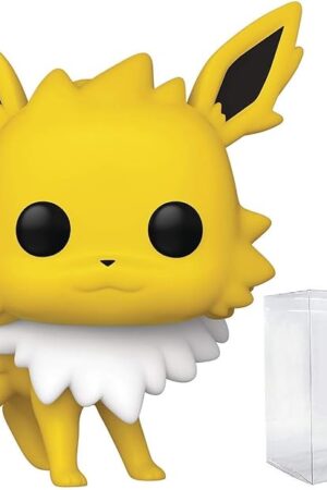 The POP Pokemon - Jolteon Funko Vinyl Figure (Bundled with Compatible Box Protector Case), Multicolor, 3.75 inches