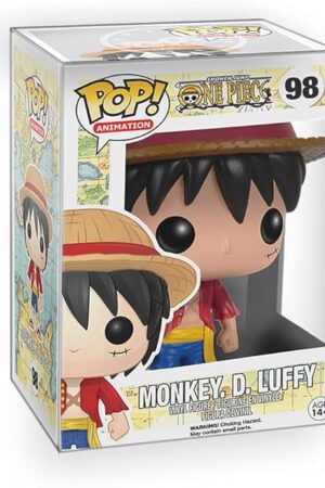 The Pop Anime: One Piece - Monkey D. Luffy Vinyl Figure Included with Box Protector Compatible for Funko
