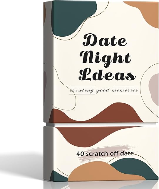The 40 Scratch Off Date Night Ideas Cards, Romantic & Adventurous Engagement Couples Games Gifts, Anniversary Newlywed Wedding & Valentines Day Gifts for Him, Her, Boyfriend, Girlfriend, Husband or Wife
