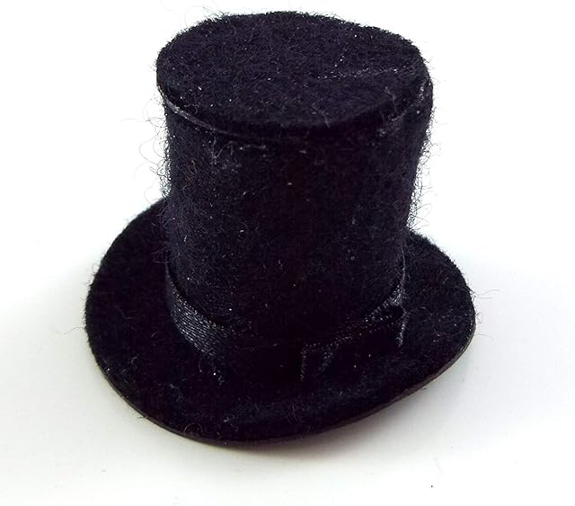 The MUFFIN LODGE Dolls House Miniature Hand Made Accessory Gentlemans Top Hat
