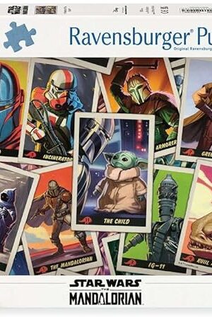 The Ravensburger Star Wars-The Mandalorian: in Search of The Child 500 Piece Jigsaw Puzzle | Unique Piece Design | Softclick Technology | Ideal for Adults and Family