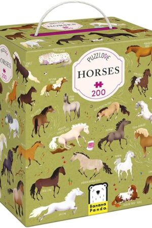 The Puzzlove Horses (200 Pcs) 7+ Floor Puzzle