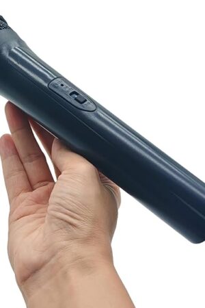 The Plastic Stage Microphone Prop, Black Realistic Fake Mic for Kids Theater, School Plays, Drama Club Performances, Lightweight Portable Design