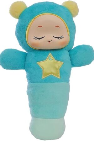 The Playskool Glo Worm SmartSense Cry Sensor and Voice Recordable Soft Stuffed Soother Toy for Newborn, Baby, and Toddler (Amazon Exclusive)