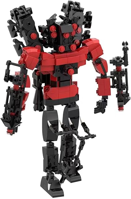 The Toilet Blocks Toys TV Man Building Blocks Toys,Construction Playset Blocks Action Figure Building Blocks for Adults Kids 575PCS