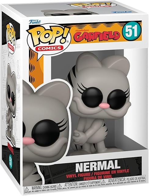 The Funko Pop! Comics: Garfield - Nermal - Garfield Characters - Collectable Vinyl Figure - Gift Idea - Official Merchandise - Toys for Kids & Adults - Cartoon Fans - Model Figure for Collectors