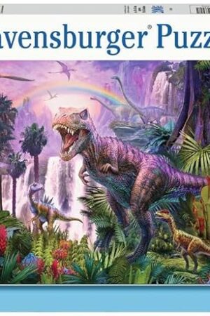 The Ravensburger King of The Dinosaurs Puzzle for Kids - 200 Unique Pieces | Engaging Brain Game | Ideal for All Ages | Promotes Creativity & Concentration | FSC Certified