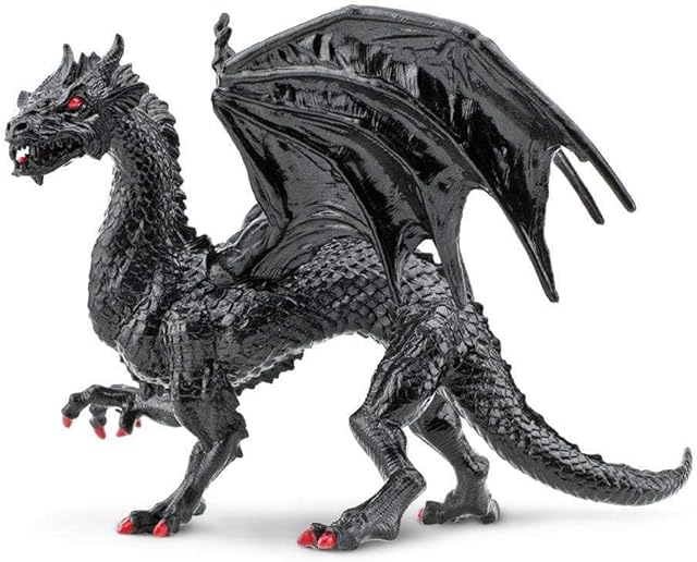 The Safari Ltd. Twilight Dragon Figurine - Detailed 6" Model Figure - Fun Educational Fantasy Play Toy for Boys, Girls & Kids Ages 4+