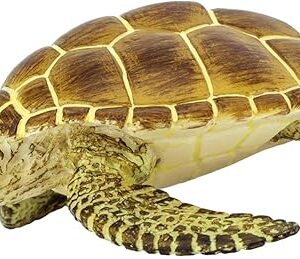The Safari Ltd. Loggerhead Turtle Figurine - Hand-Painted, Lifelike 3.75" Model Figure - Educational Toy for Boys, Girls & Kids Ages 3+