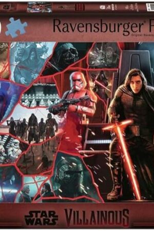 The Ravensburger Star Wars Villainous: Kylo Ren and Figurine 1000 Piece Jigsaw Puzzle for Adults - 12001120 - Handcrafted Tooling, Made in Germany, Every Piece Fits Together Perfectly