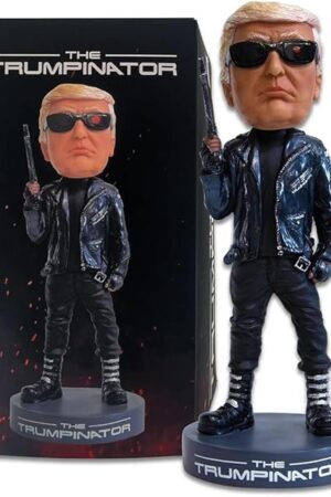 The Proud Patriots The Trumpinator Bobblehead The #1 Patriotic & President Gift 2025 Birthday for Conservatives or Gag Gift for Liberals