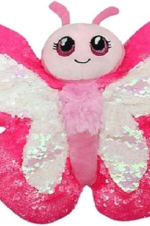 The Rhode Island Novelty Charming Sequin Butterfly - 10", Two Assorted Colors - Flip Sequin Design, Ideal Display Item & Gift for Kids - 1 Pc.