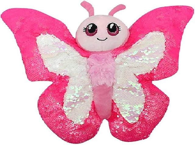 The Rhode Island Novelty Charming Sequin Butterfly - 10", Two Assorted Colors - Flip Sequin Design, Ideal Display Item & Gift for Kids - 1 Pc.